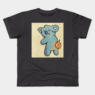 Unique Vintage Koala on Fire Kids T-Shirt